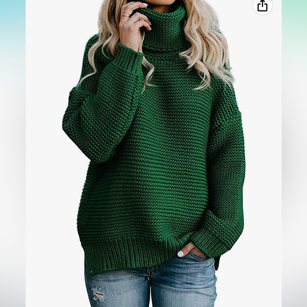 New Womens chunky knit pullover sweater
